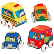 Melissa & Doug Pull-Back Vehicles Baby and Toddler Toy 9168